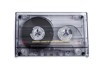 Image showing close up of vintage audio tape cassette