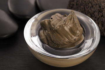 Image showing Dead Sea mud in a bowl