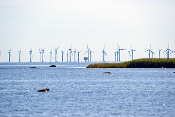 Image showing Offshore wind energy park