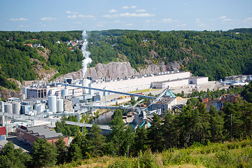 Image showing Industrial complex, Fredriksten, Norway