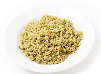 Image showing boiled freekeh in a bowl