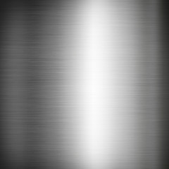 Image showing Silver brushed metal background texture