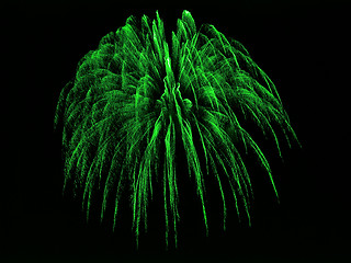 Image showing Fireworks Burst