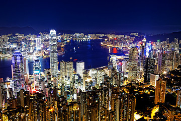 Image showing hong kong night