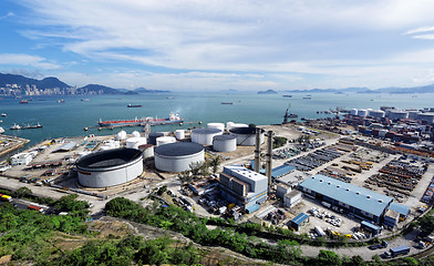 Image showing petrochemical industrial plant