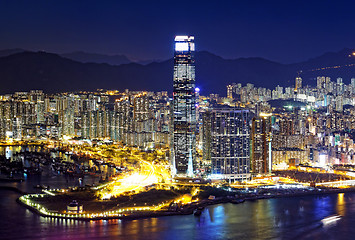 Image showing hong kong night