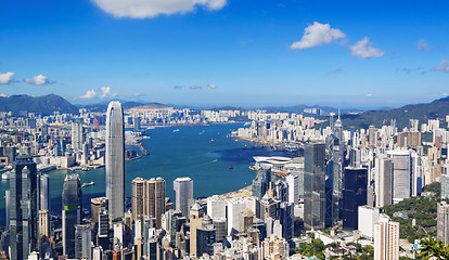 Image showing hong kong city day