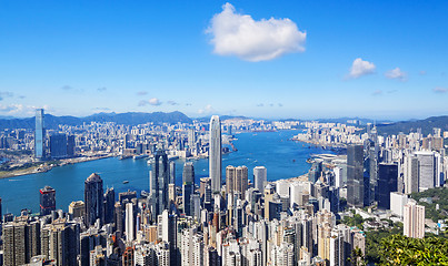 Image showing hong kong city day