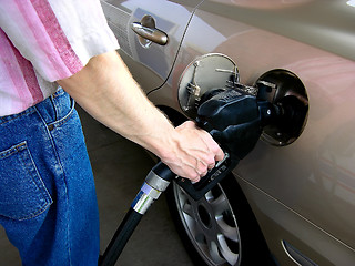 Image showing Pumping Gas