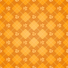 Image showing St.Patrick's Day's orange pattern