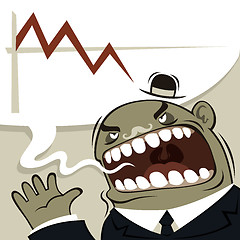 Image showing Angry Boss Shouting