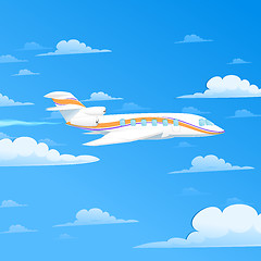 Image showing Flying plane