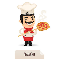 Image showing Pizza Chef