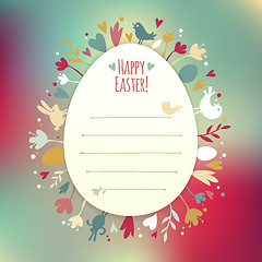 Image showing Beautiful Instagram Easter Card