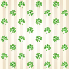 Image showing St.Patrick's Day's clovers pattern