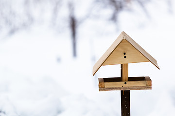 Image showing Winter bird feeders