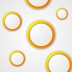 Image showing Abstract modern circles background