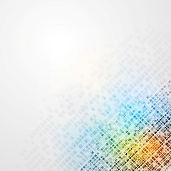 Image showing Colorful tech vector background