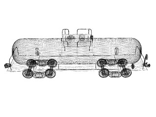 Image showing 3D model cistern car