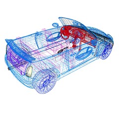 Image showing 3d model cars 