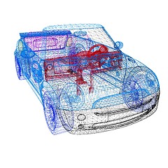 Image showing 3d model cars 