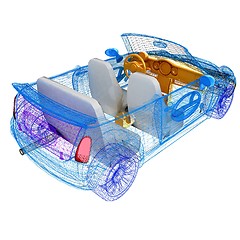 Image showing 3d model cars 