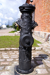 Image showing Black hydrant