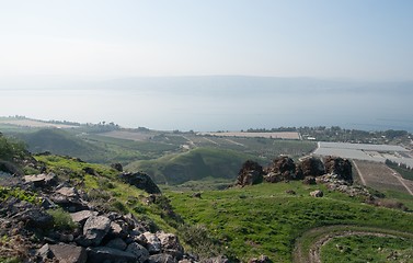 Image showing Israeli landscape near Kineret lake