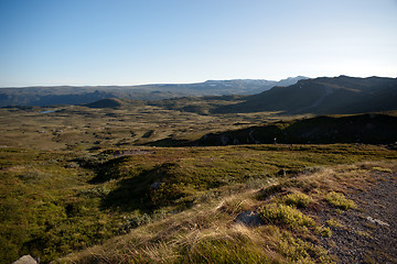 Image showing Mountain plateau Valdresflye, Jotunheimen, Norway