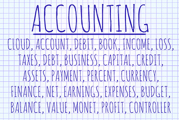 Image showing Accounting word cloud