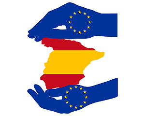 Image showing European Help for Spain