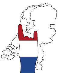 Image showing Dutch finger signal