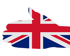 Image showing British welcome