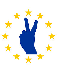 Image showing European finger signal