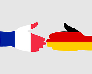 Image showing International handshake