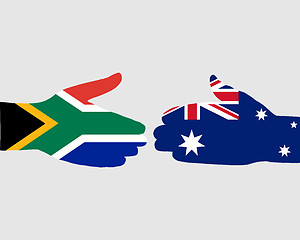 Image showing International handshake