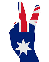 Image showing Australian hand signals