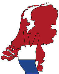 Image showing Dutch finger signal