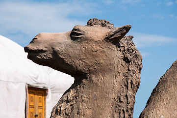 Image showing Sculpture of a camel