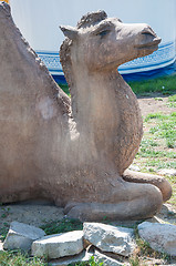 Image showing Sculpture of a camel