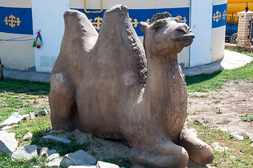 Image showing Sculpture of a camel