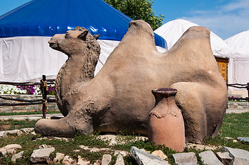 Image showing Sculpture of a camel