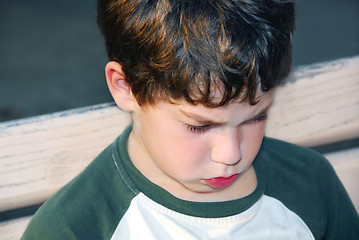 Image showing Sad boy