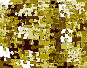 Image showing Jigsaw pattern