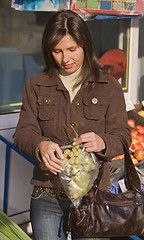 Image showing Vegetables market shopping