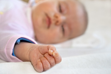 Image showing Baby hand