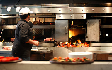 Image showing Chef at work