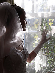 Image showing Bride Looking