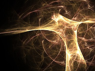 Image showing Bright light fractal