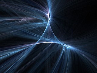 Image showing Fractal background 3D